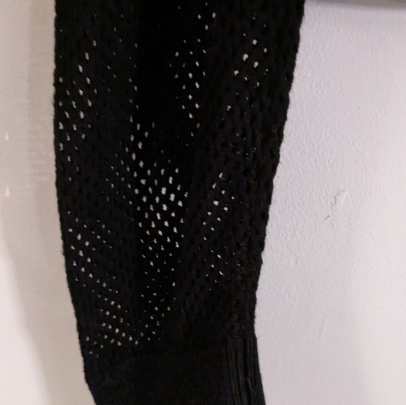 Danier  faux leather top and knit back - Picture 3 of 5